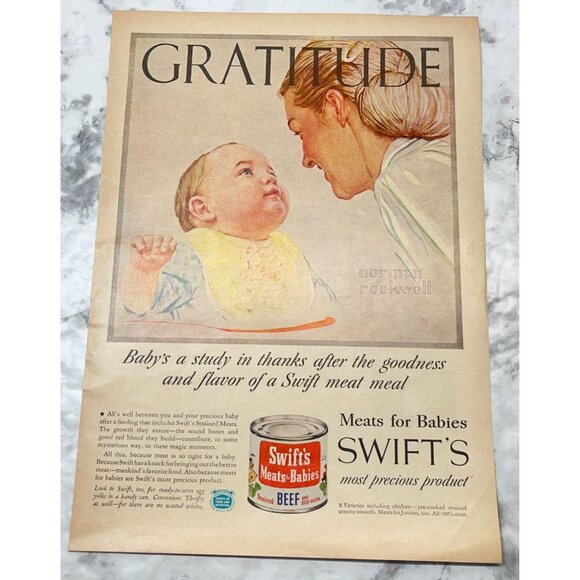 Morton Salt Vintage Print Ad 1950s Mid Century Pertchik Wall Art Kitchen Decor - Picture 3 of 6